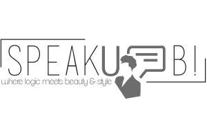 speak Up B Logo Grey Scale